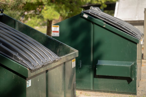 there are certain items that cannot be disposed of in commercial dumpsters, such as hazardous materials, liquids, and electronics